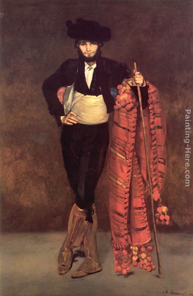 Young Man in the Costume of a Majo painting - Eduard Manet Young Man in the Costume of a Majo art painting